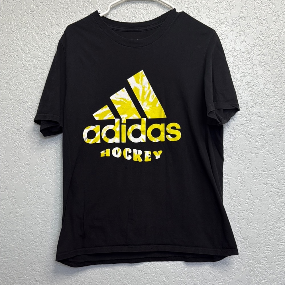 Adidas Black and Yellow Hockey Tee